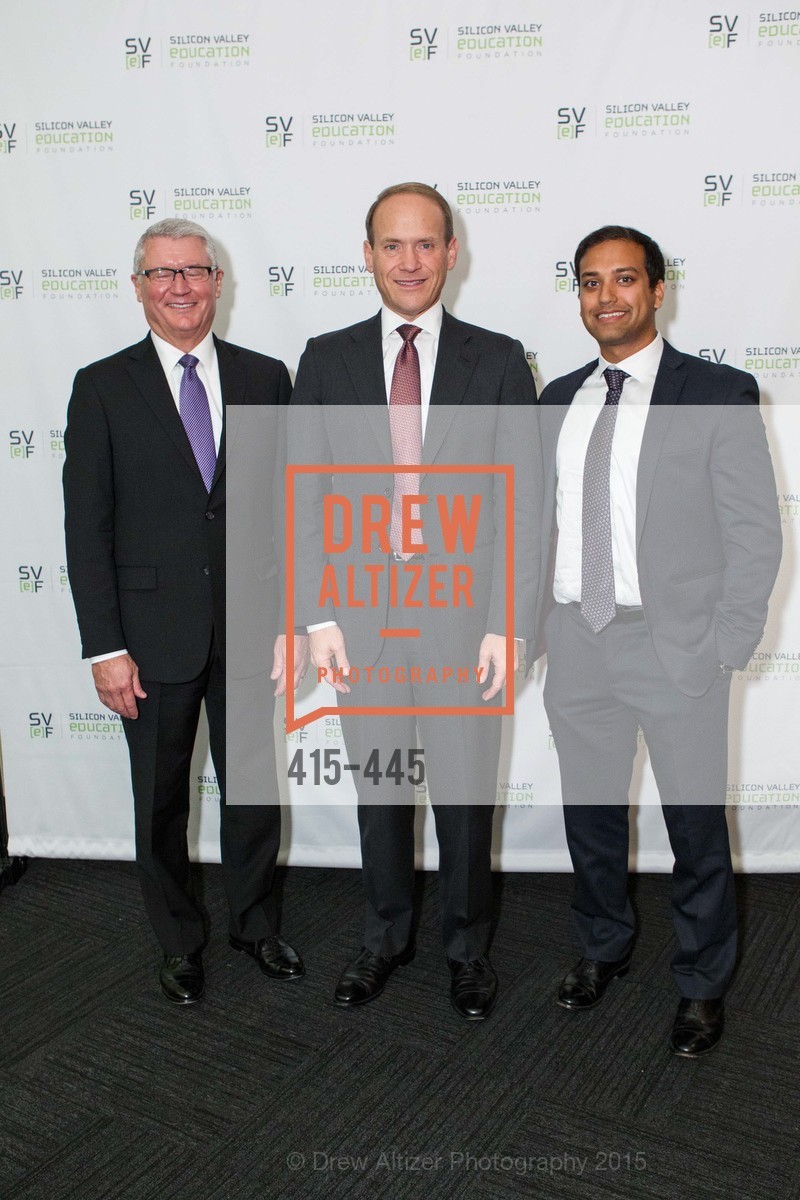 Rex Bolinger, Vince Bertram, Subodh Gupta, Silicon Valley Education Foundation's PIONEERS & PURPOSE, Computer History Museum. 1401 N. Shoreline Blvd, November 4th, 2015,Drew Altizer, Drew Altizer Photography, full-service agency, private events, San Francisco photographer, photographer california