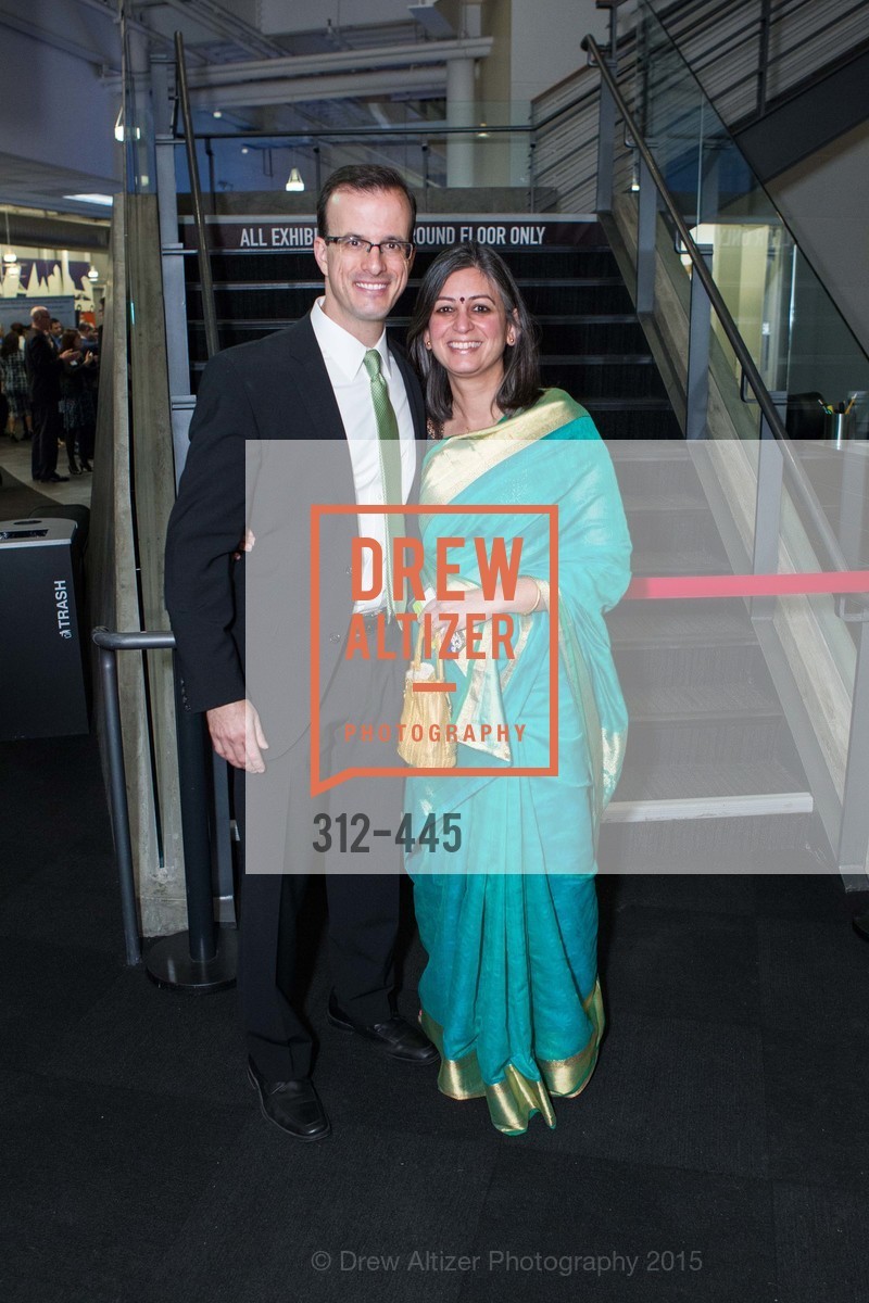 Marc Berman, Arati Nagaraj, Silicon Valley Education Foundation's PIONEERS & PURPOSE, Computer History Museum. 1401 N. Shoreline Blvd, November 4th, 2015,Drew Altizer, Drew Altizer Photography, full-service agency, private events, San Francisco photographer, photographer california