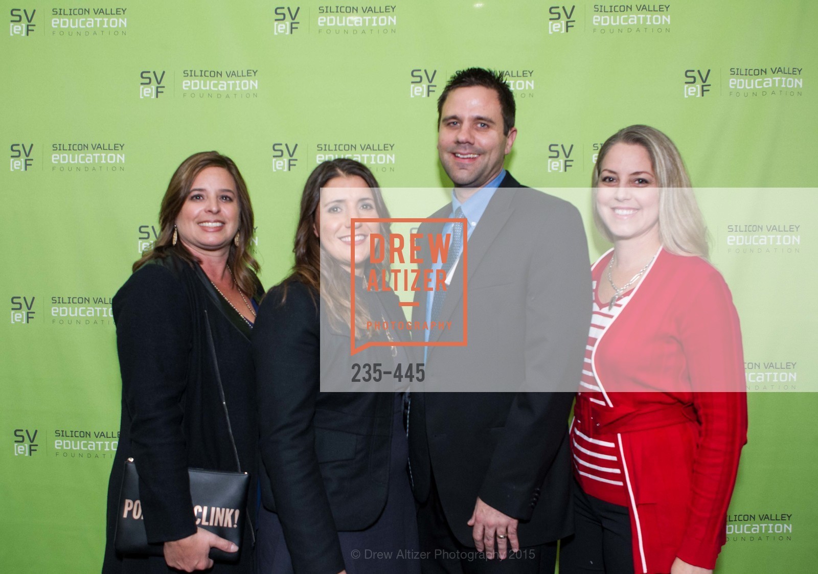 Laura Meusel, Michelle Link, Jeremiah Podczaszy, Judy Zaccheo, Silicon Valley Education Foundation's PIONEERS & PURPOSE, Computer History Museum. Computer History Museum, . 1401 N. Shoreline Blvd, November 4th, 2015, Photo #235-445 Laura Meusel, Michelle Link, Jeremiah Podczaszy, Judy Zaccheo, Photo #235-445