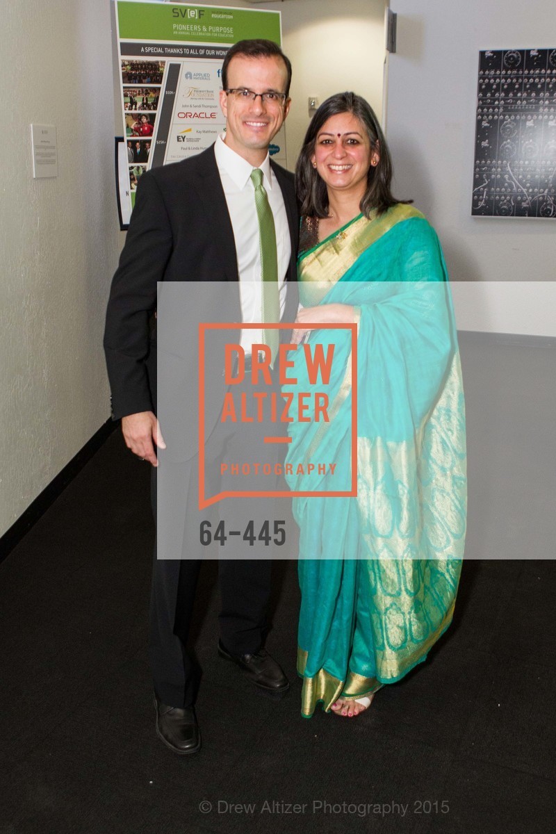 Marc Berman, Arati Nagaraj, Silicon Valley Education Foundation's PIONEERS & PURPOSE, Computer History Museum. 1401 N. Shoreline Blvd, November 4th, 2015
