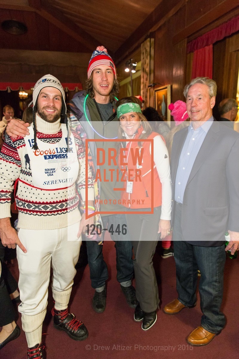 Travis Ganong, Bryce Bennett, Liz Larned, Thom Weisel, U.S. Ski and Snowboard Foundation's Snow Ball, Bimbo's 365 Club. Bimbo's 365 Club, . 1025 Columbus Ave, November 7th, 2015, Photo #120-446 Travis Ganong, Bryce Bennett, Liz Larned, Thom Weisel, Photo #120-446