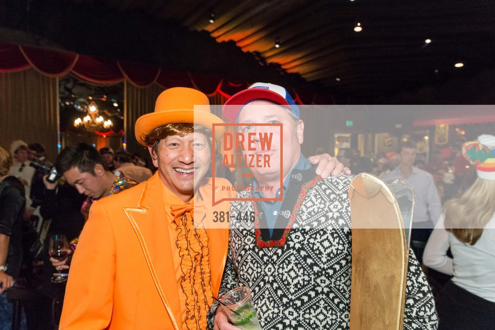 Geoff Yang, Curtis Gardner, U.S. Ski and Snowboard Foundation's Snow Ball, Bimbo's 365 Club. Bimbo's 365 Club, . 1025 Columbus Ave, November 7th, 2015, Photo #381-446 Geoff Yang, Curtis Gardner, Photo #381-446
