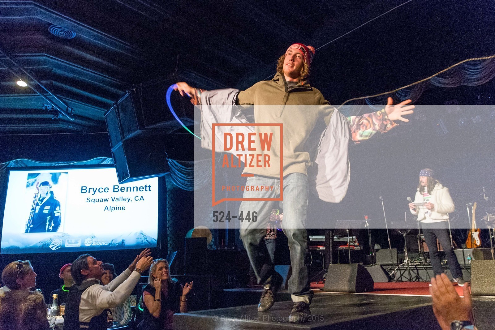 Bryce Bennett, U.S. Ski and Snowboard Foundation's Snow Ball, Bimbo's 365 Club. 1025 Columbus Ave, November 7th, 2015,Drew Altizer, Drew Altizer Photography, full-service agency, private events, San Francisco photographer, photographer california