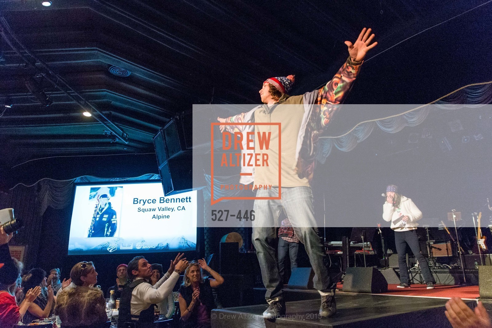 Bryce Bennett, U.S. Ski and Snowboard Foundation's Snow Ball, Bimbo's 365 Club. 1025 Columbus Ave, November 7th, 2015,Drew Altizer, Drew Altizer Photography, full-service agency, private events, San Francisco photographer, photographer california