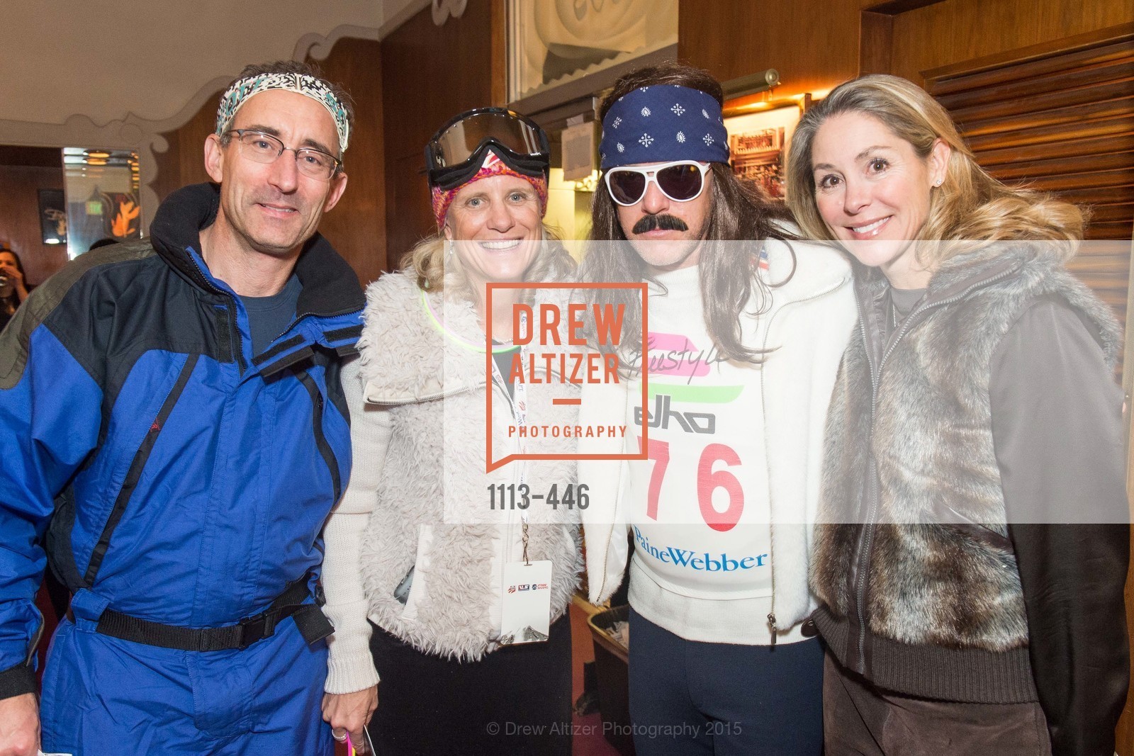 Bill Kissinger, Julie Glusker, Trace Worthington, Jennifer Hendrick, U.S. Ski and Snowboard Foundation's Snow Ball, Bimbo's 365 Club. 1025 Columbus Ave, November 7th, 2015,Drew Altizer, Drew Altizer Photography, full-service agency, private events, San Francisco photographer, photographer california