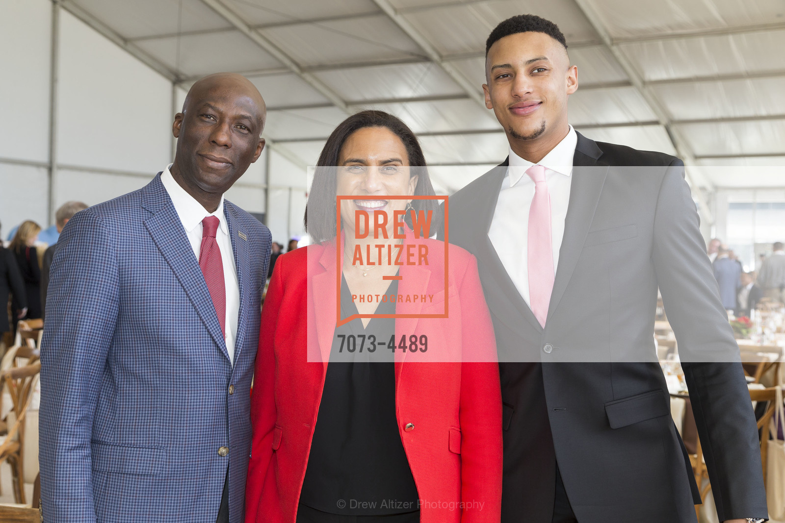 Patrick Domingo, Kirsten Bibbins-Domingo, Stephen Domingo, Heroes and Hearts Luncheon 2018, AT&T Park, Photo #7073-4489 Patrick Domingo, Kirsten Bibbins-Domingo, Stephen Domingo, Photo #7073-4489