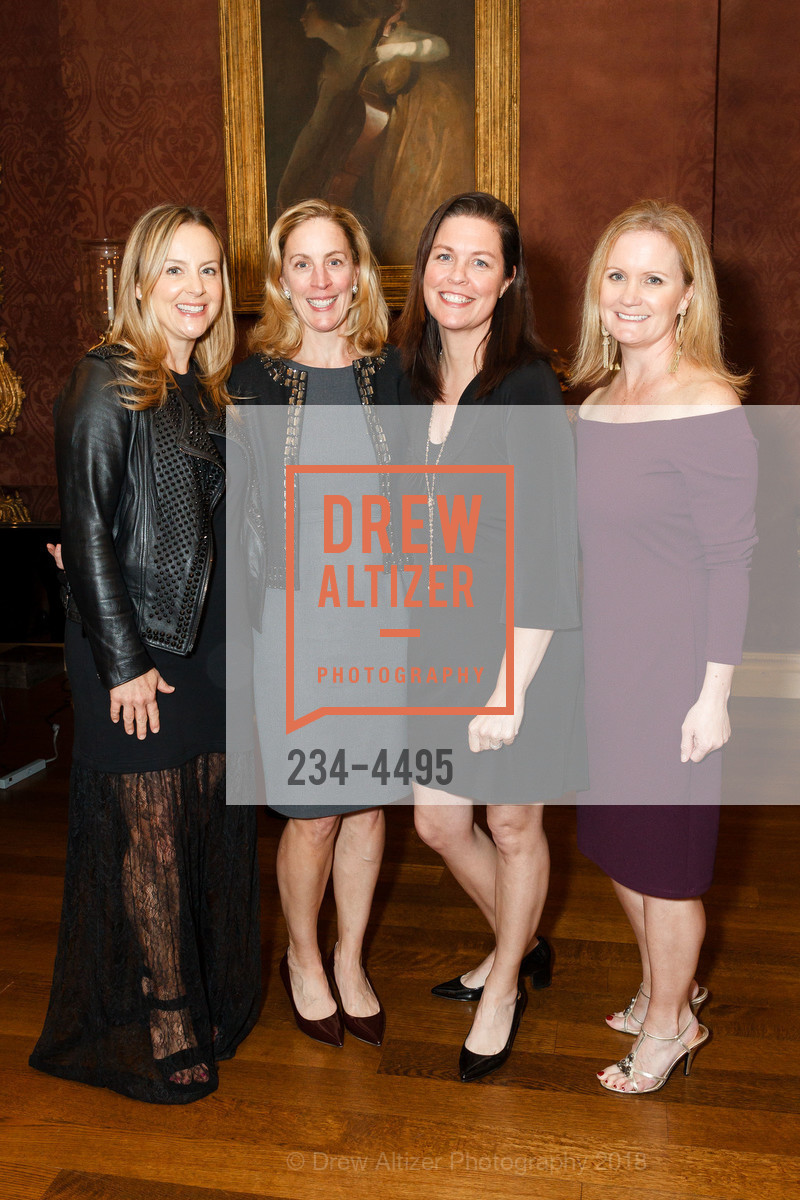 Beth McKillop, Erin Niehaus, Kay Reed, Katie Dyos, Gordon and Ann Getty Host the St. Ignatius Chairman Circle, Private Residence, February 15th, 2018, Photo #234-4495 Beth McKillop, Erin Niehaus, Kay Reed, Katie Dyos, Photo #234-4495