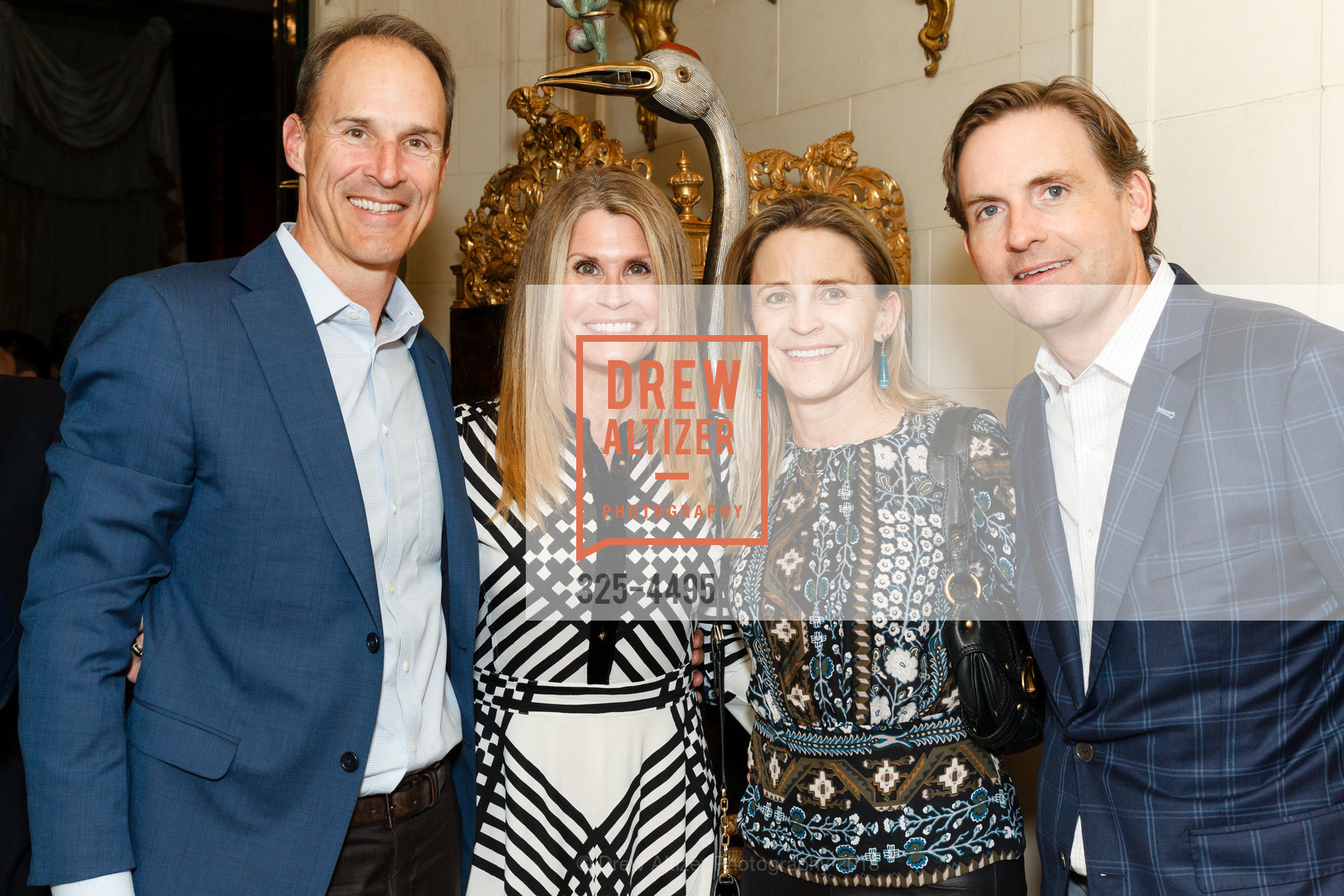 Dave Peranich, Diane Peranich, Carrie Honey, Sean Honey, Gordon and Ann Getty Host the St. Ignatius Chairman Circle, Private Residence, February 15th, 2018, Photo #325-4495 Dave Peranich, Diane Peranich, Carrie Honey, Sean Honey, Photo #325-4495