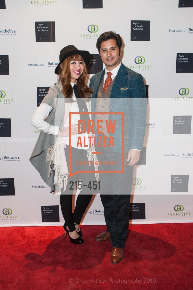 Charlotte Mayang, Rafael Musni, Healdsburg Dream Estates Cocktail Party, Taylor Lombardo. Taylor Lombardo, . 40 Hotaling Place, November 5th, 2015, Photo #215-451 Charlotte Mayang, Rafael Musni, Photo #215-451