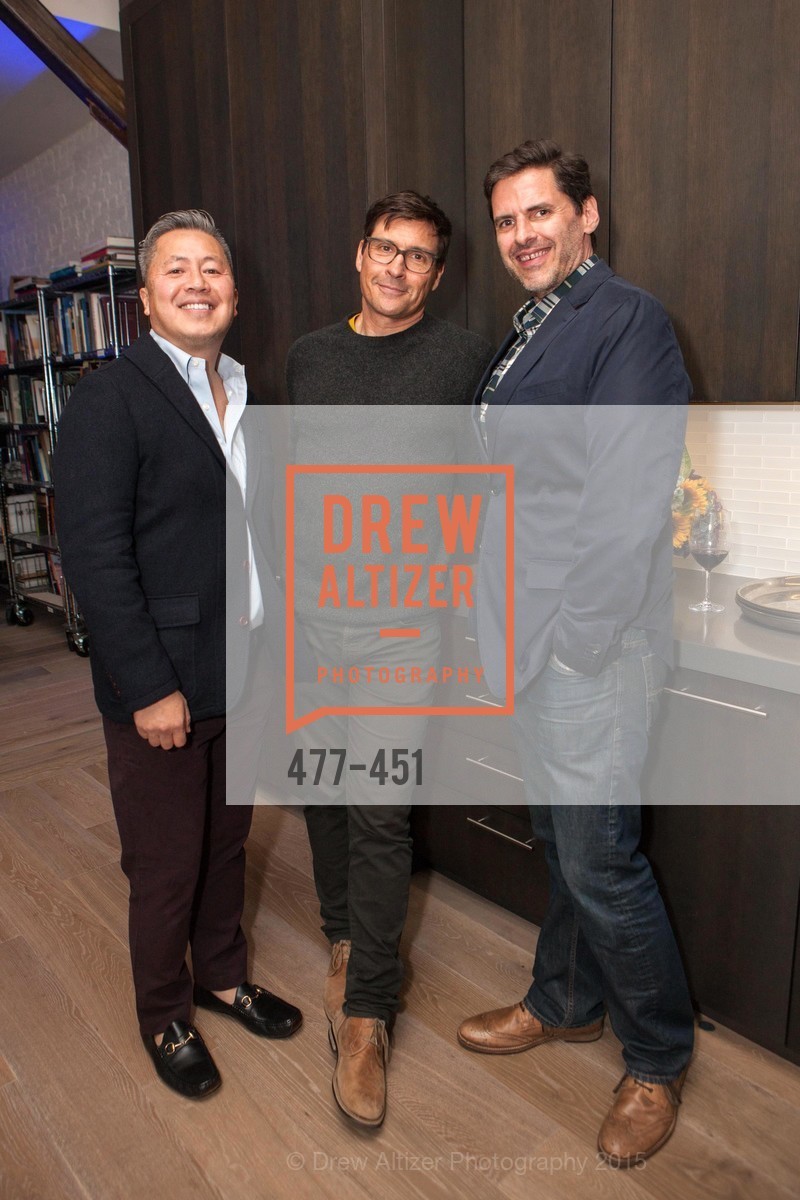 Benjamin Dhong, Steve St. James, Kirk Gardner, Healdsburg Dream Estates Cocktail Party, Taylor Lombardo. 40 Hotaling Place, November 5th, 2015,Drew Altizer, Drew Altizer Photography, full-service agency, private events, San Francisco photographer, photographer california