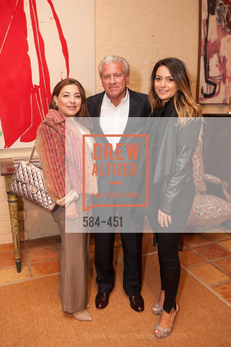 Lydia Sarkissian, Bill Bullock, Magdalena Sarkissian, Healdsburg Dream Estates Cocktail Party, Taylor Lombardo. Taylor Lombardo, . 40 Hotaling Place, November 5th, 2015, Photo #584-451 Lydia Sarkissian, Bill Bullock, Magdalena Sarkissian, Photo #584-451