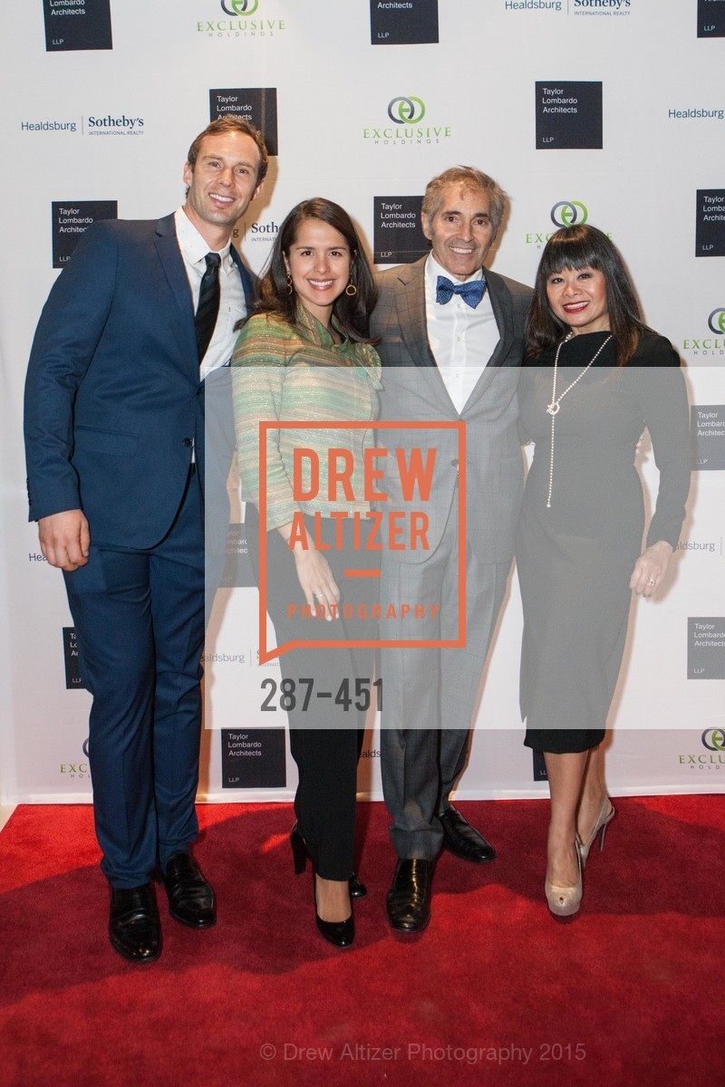 Brian Topley, Tatiana McWilliams, Maurice Lambardo, Rebecca Delgado, Healdsburg Dream Estates Cocktail Party, Taylor Lombardo. Taylor Lombardo, . 40 Hotaling Place, November 5th, 2015, Photo #287-451 Brian Topley, Tatiana McWilliams, Maurice Lambardo, Rebecca Delgado, Photo #287-451