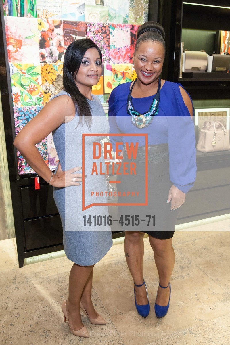 Janelle Farooque, Keyma Randle, CAROLINA HERRERA Cocktail Reception Benefiting CHILDREN OF SHELTER, US, October 17th, 2014, Photo #141016-4515-71 Janelle Farooque, Keyma Randle, Photo #141016-4515-71