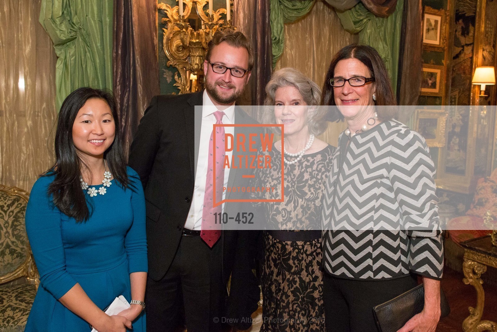 Anna Smith, Andrew Lueck, Deborah Hatch, Eleonor Notides, Getty Hosts the Africa Foundation, Private Residence. Private Residence, . 2525 Van Ness St, November 5th, 2015, Photo #110-452 Anna Smith, Andrew Lueck, Deborah Hatch, Eleonor Notides, Photo #110-452