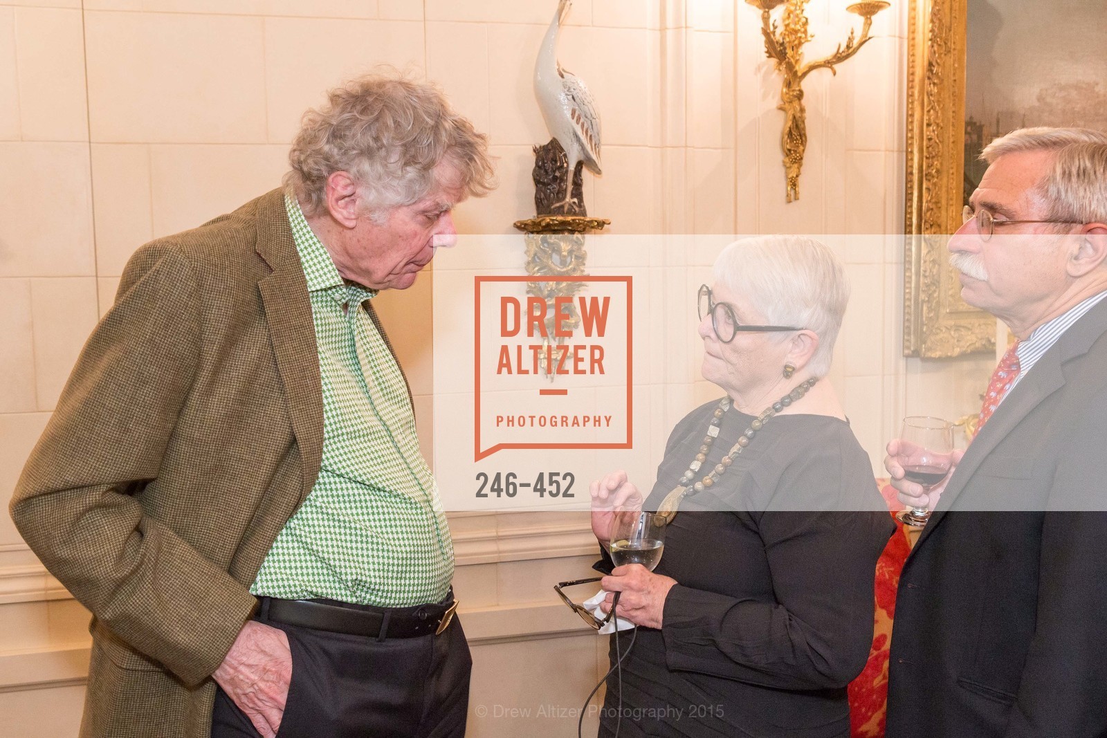 Gordon Getty, Susan Briggs, Ron Briggs, Getty Hosts the Africa Foundation, Private Residence. 2525 Van Ness St, November 5th, 2015,Drew Altizer, Drew Altizer Photography, full-service event agency, private events, San Francisco photographer, photographer California