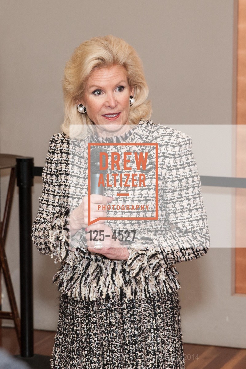 Dede Wilsey, FINE ARTS MUSEUM OF SAN FRANCISCO'S Annual Giving Donor Behind-the-Scenes Dinner, US, May 7th, 2014, Photo #125-4527 Dede Wilsey, Photo #125-4527