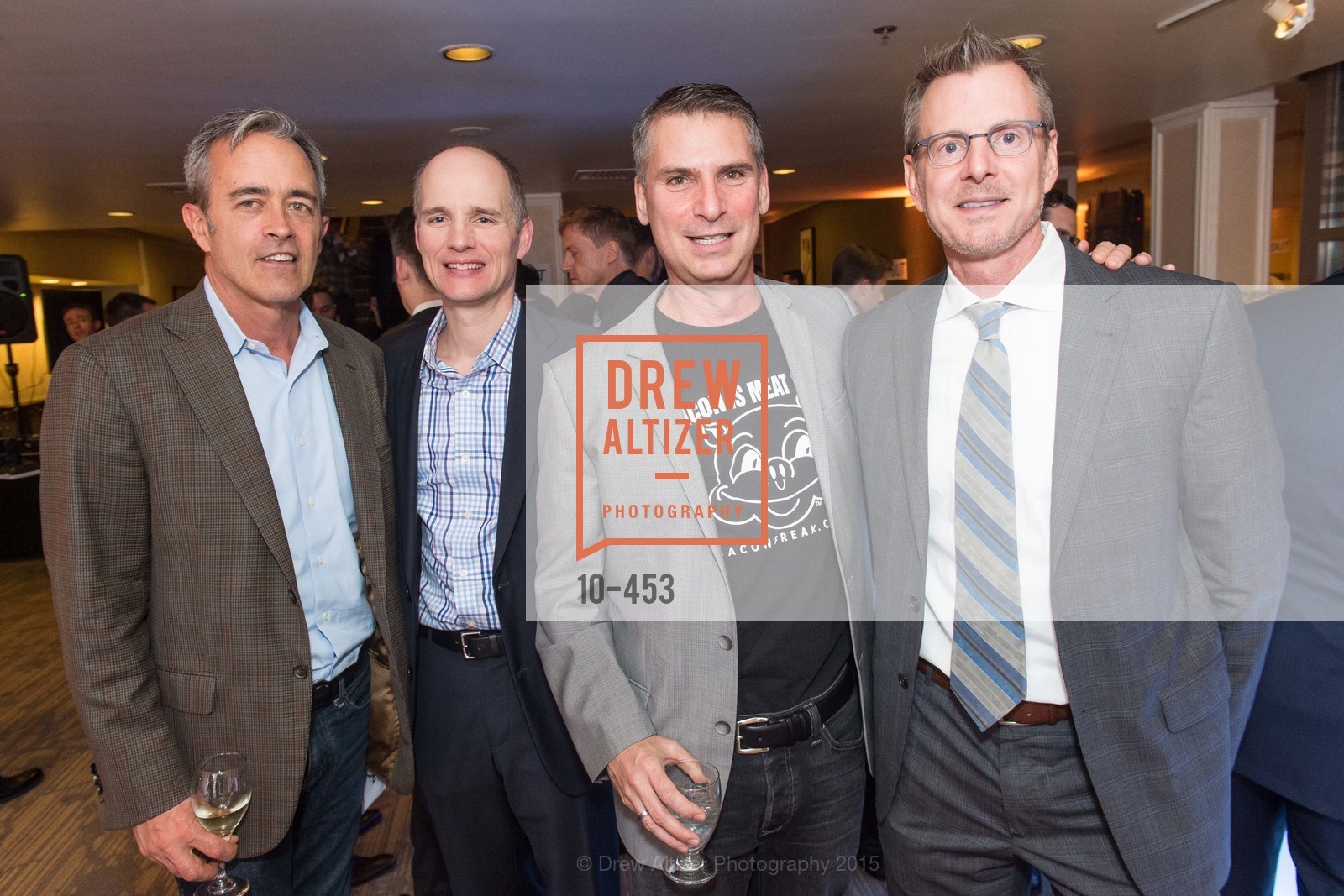 Mike Sullivan, John Crandon, Eric Mann, Ken Ruebush, The 2015 StartOut Awards, Kabuki Hotel. Kabuki Hotel, . 2525 Van Ness St, November 5th, 2015, Photo #10-453 Mike Sullivan, John Crandon, Eric Mann, Ken Ruebush, Photo #10-453