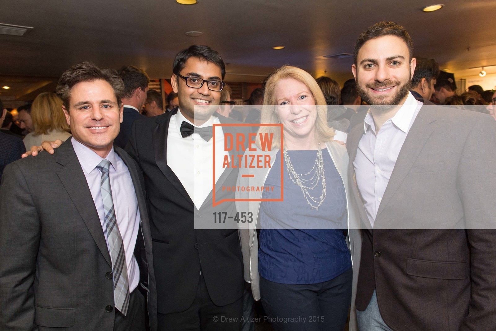 Ted Hollifield, Sadhir Faje, Suzanne Lea, Joe Dipasquale, The 2015 StartOut Awards, Kabuki Hotel. Kabuki Hotel, . 2525 Van Ness St, November 5th, 2015, Photo #117-453 Ted Hollifield, Sadhir Faje, Suzanne Lea, Joe Dipasquale, Photo #117-453