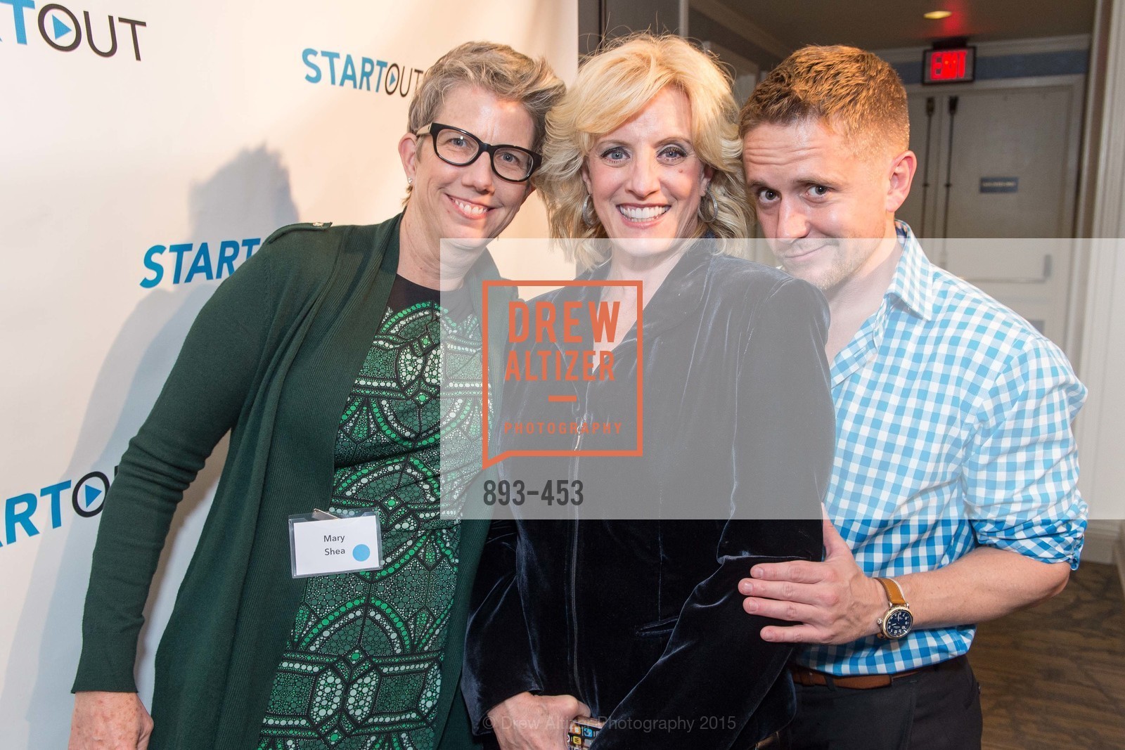 Mary Shea, Suzanne Westenhoefer, James Bain, The 2015 StartOut Awards, Kabuki Hotel. Kabuki Hotel, . 2525 Van Ness St, November 5th, 2015, Photo #893-453 Mary Shea, Suzanne Westenhoefer, James Bain, Photo #893-453