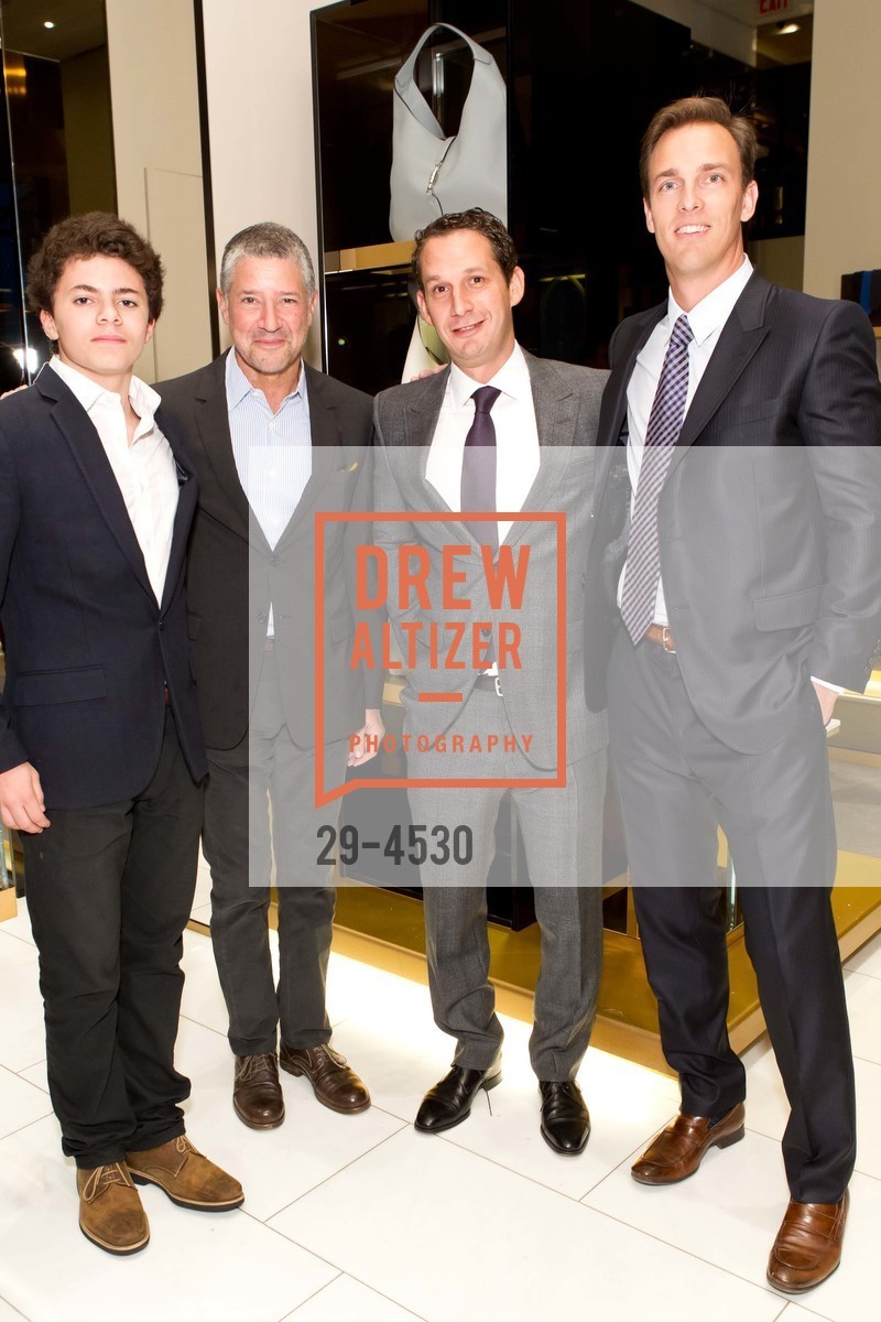 Simon Soros, Peter Soros, Daniel Lurie, Alec Perkins, Gucci and GQ cocktail party to benefit BUILD, US, October 30th, 2014, Photo #29-4530 Simon Soros, Peter Soros, Daniel Lurie, Alec Perkins, Photo #29-4530