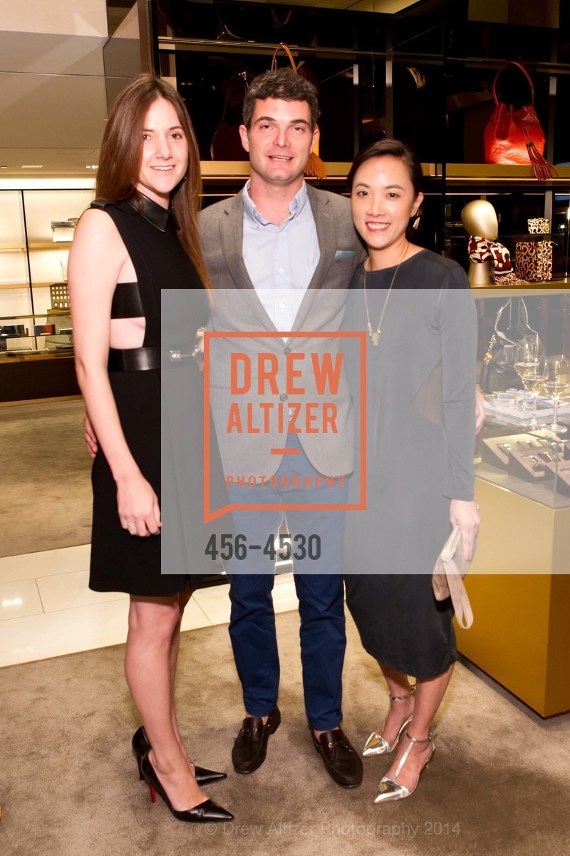 Ashley Herman, Forrest Baringer-Jones, Cathi Kwon, Gucci and GQ cocktail party to benefit BUILD, US, October 30th, 2014, Photo #456-4530 Ashley Herman, Forrest Baringer-Jones, Cathi Kwon, Photo #456-4530