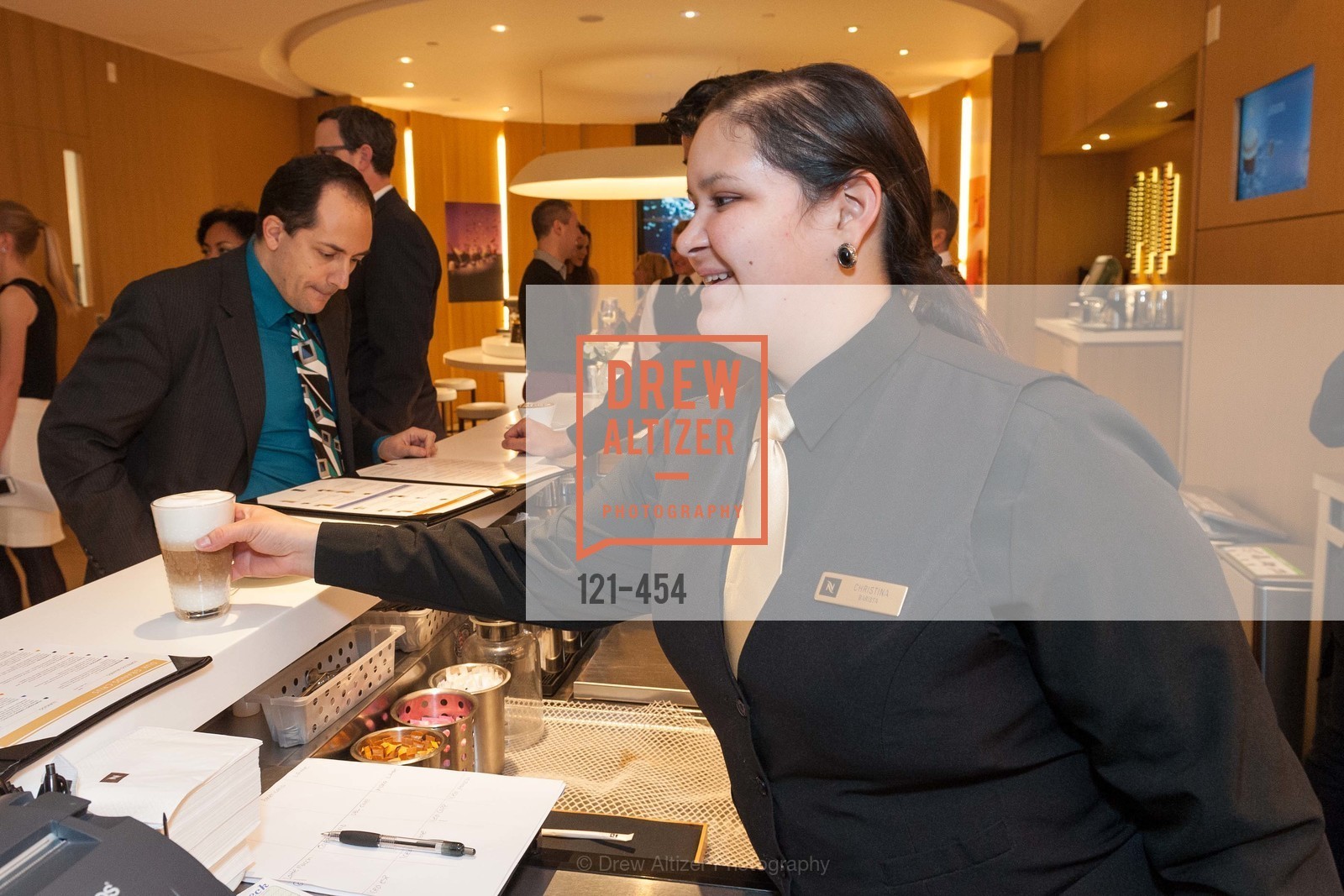 Atmosphere, 2014 SAN FRANCISCO BALLET ENCORE! Kick-Off Party, US. Nespresso Boutique Bar, 90 Grant Avenue, January 7th, 2014
