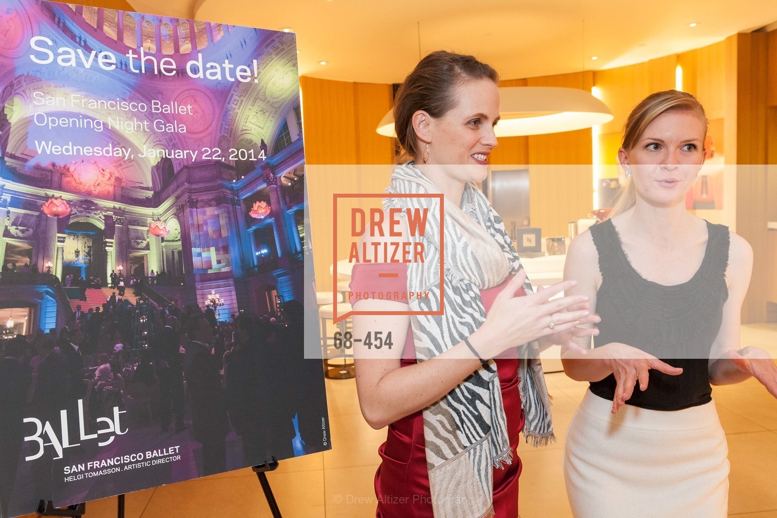 Greer Goings, Alyson Blume, 2014 SAN FRANCISCO BALLET ENCORE! Kick-Off Party, US. Nespresso Boutique Bar, 90 Grant Avenue, January 7th, 2014,Drew Altizer, Drew Altizer Photography, full-service agency, private events, San Francisco photographer, photographer california