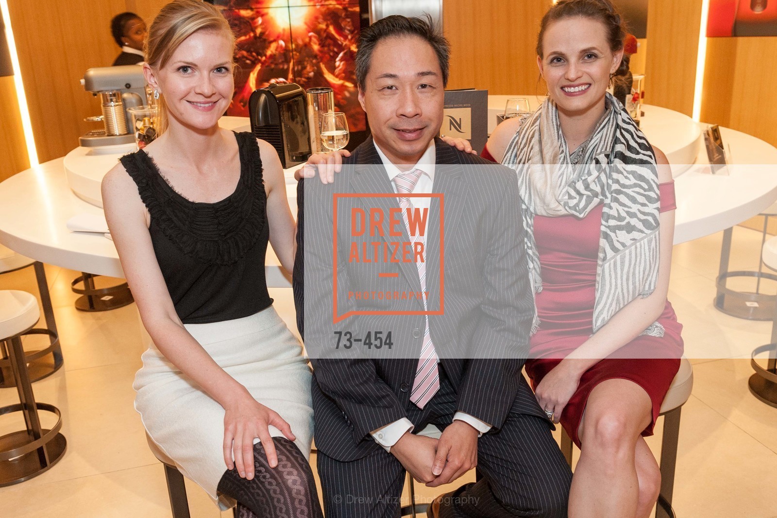 Greer Goings, Wilson Yan, Alyson Blume, 2014 SAN FRANCISCO BALLET ENCORE! Kick-Off Party, US. Nespresso Boutique Bar, 90 Grant Avenue, January 7th, 2014,Drew Altizer, Drew Altizer Photography, full-service agency, private events, San Francisco photographer, photographer california