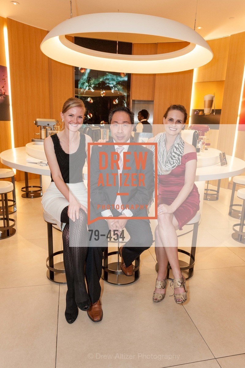 Greer Goings, Wilson Yan, Alyson Blume, 2014 SAN FRANCISCO BALLET ENCORE! Kick-Off Party, US. Nespresso Boutique Bar, 90 Grant Avenue, January 7th, 2014,Drew Altizer, Drew Altizer Photography, full-service agency, private events, San Francisco photographer, photographer california