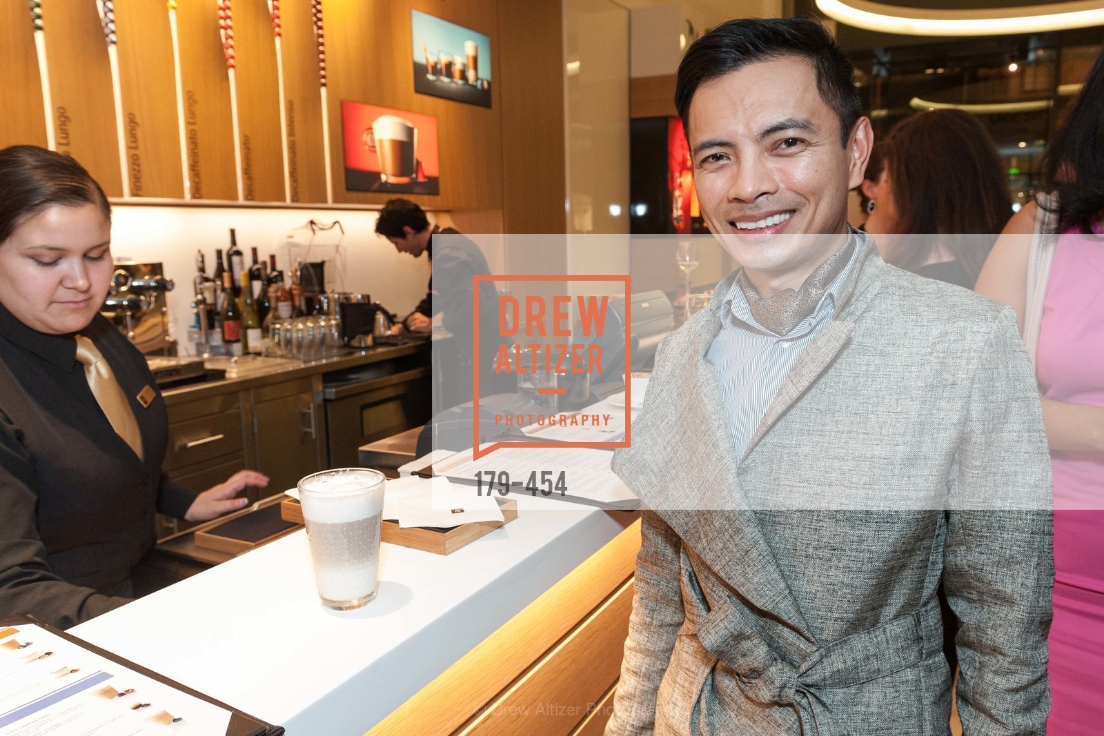 Owen Buenaventura, 2014 SAN FRANCISCO BALLET ENCORE! Kick-Off Party, US. Nespresso Boutique Bar, 90 Grant Avenue, January 7th, 2014,Drew Altizer, Drew Altizer Photography, full-service agency, private events, San Francisco photographer, photographer california