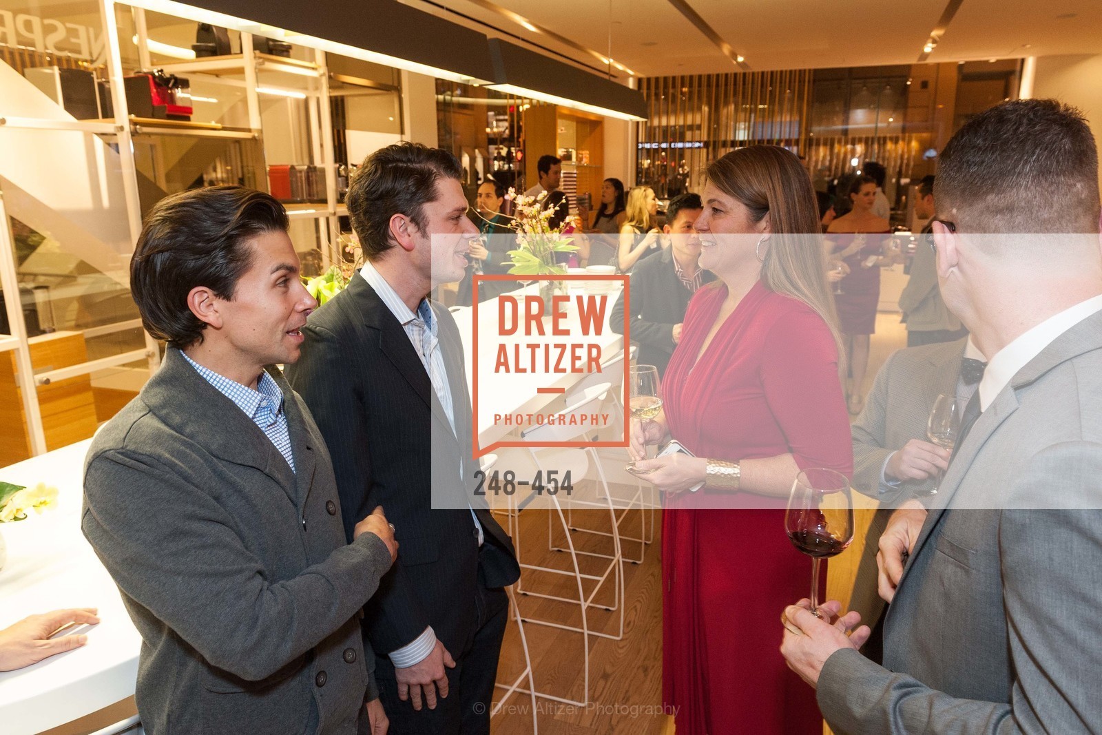 Colin Terry, Charlie Smith, Tina Meyers, 2014 SAN FRANCISCO BALLET ENCORE! Kick-Off Party, US. Nespresso Boutique Bar, 90 Grant Avenue, January 7th, 2014,Drew Altizer, Drew Altizer Photography, full-service agency, private events, San Francisco photographer, photographer california