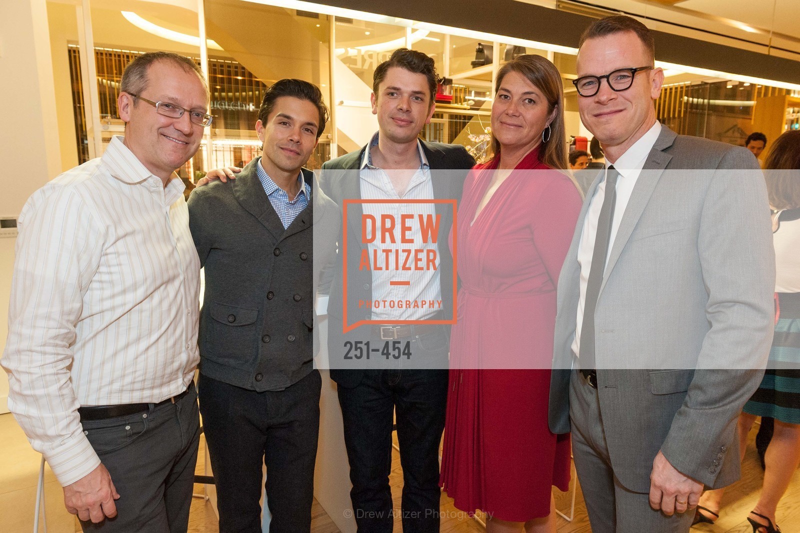Charlie Pearl, Colin Terry, Charlie Smith, Tina Meyers, Benjamin Johnson, 2014 SAN FRANCISCO BALLET ENCORE! Kick-Off Party, US. Nespresso Boutique Bar, 90 Grant Avenue, January 7th, 2014,Drew Altizer, Drew Altizer Photography, full-service agency, private events, San Francisco photographer, photographer california