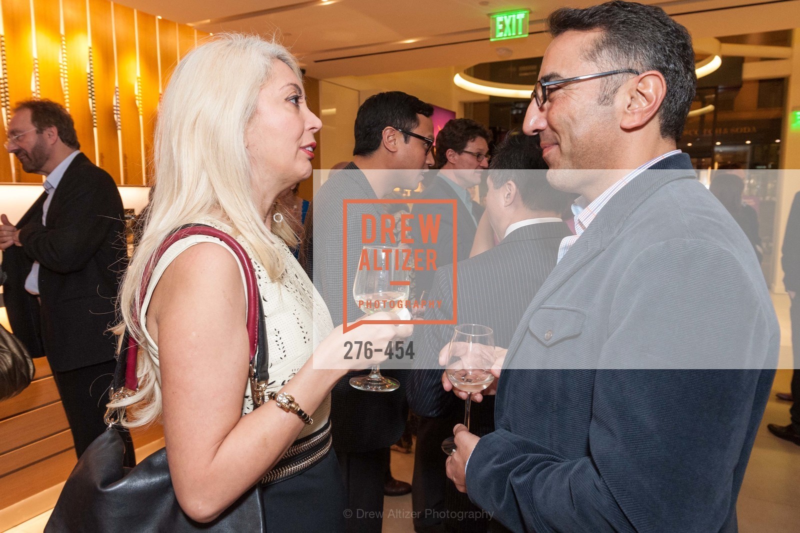 Simone Derayeh, Amir Borna, 2014 SAN FRANCISCO BALLET ENCORE! Kick-Off Party, US. Nespresso Boutique Bar, 90 Grant Avenue, January 7th, 2014,Drew Altizer, Drew Altizer Photography, full-service event agency, private events, San Francisco photographer, photographer California