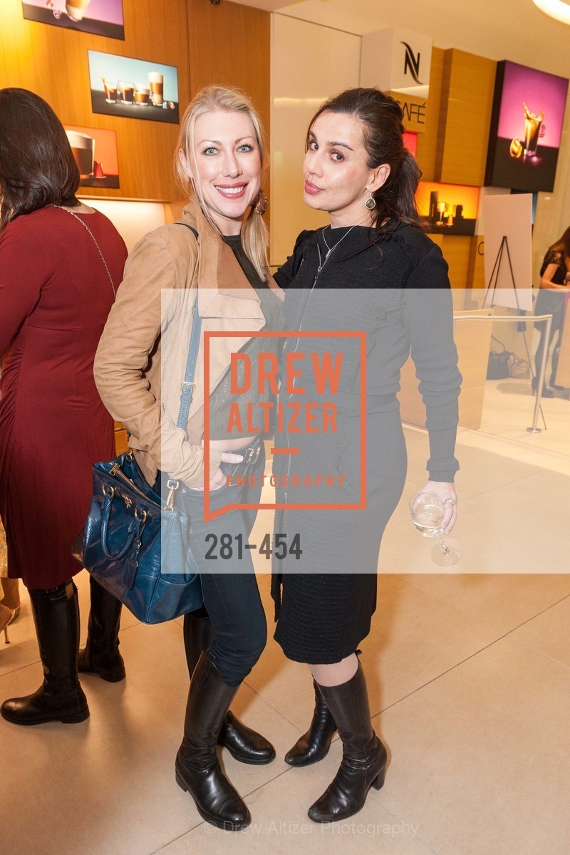 Lana Dobbs, Maya Gervis, 2014 SAN FRANCISCO BALLET ENCORE! Kick-Off Party, US. Nespresso Boutique Bar, 90 Grant Avenue, January 7th, 2014,Drew Altizer, Drew Altizer Photography, full-service agency, private events, San Francisco photographer, photographer california