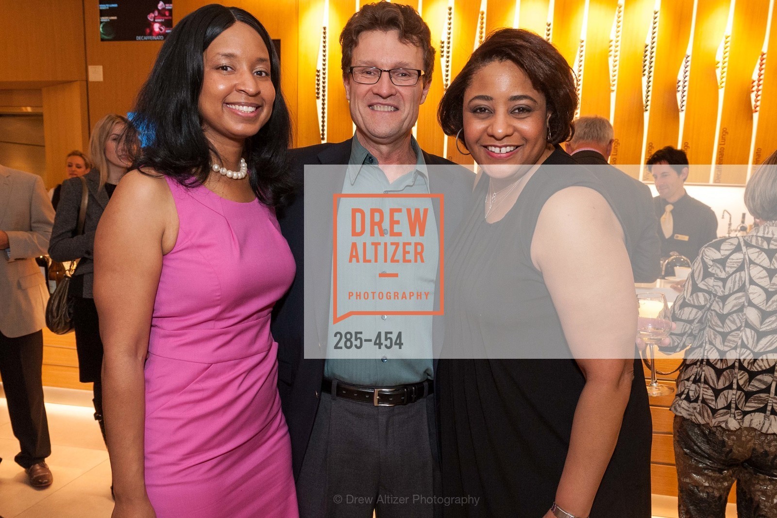 Britt Eason, Chuck Bueche, Sherri Relerford, 2014 SAN FRANCISCO BALLET ENCORE! Kick-Off Party, US. Nespresso Boutique Bar, 90 Grant Avenue, January 7th, 2014,Drew Altizer, Drew Altizer Photography, full-service agency, private events, San Francisco photographer, photographer california