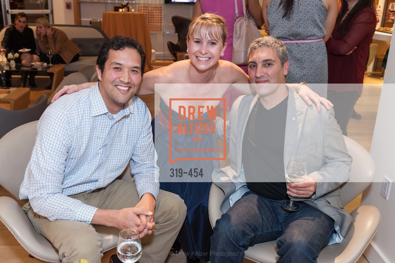 Eric Guest, Kelly Cramer, Marco Abundo, 2014 SAN FRANCISCO BALLET ENCORE! Kick-Off Party, US. Nespresso Boutique Bar, 90 Grant Avenue, January 7th, 2014,Drew Altizer, Drew Altizer Photography, full-service agency, private events, San Francisco photographer, photographer california