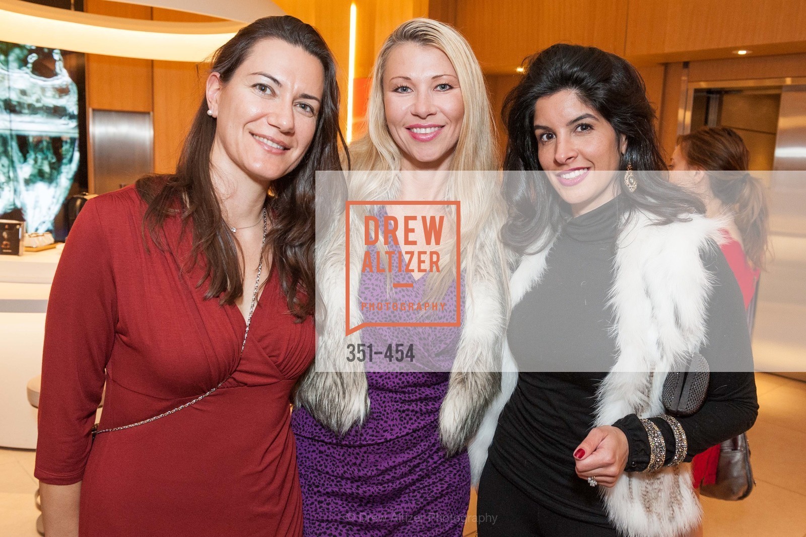Zumra Maner, Lena Gikkas, Veronica Rivas Tramontozzi, 2014 SAN FRANCISCO BALLET ENCORE! Kick-Off Party, US. Nespresso Boutique Bar, 90 Grant Avenue, January 7th, 2014,Drew Altizer, Drew Altizer Photography, full-service agency, private events, San Francisco photographer, photographer california