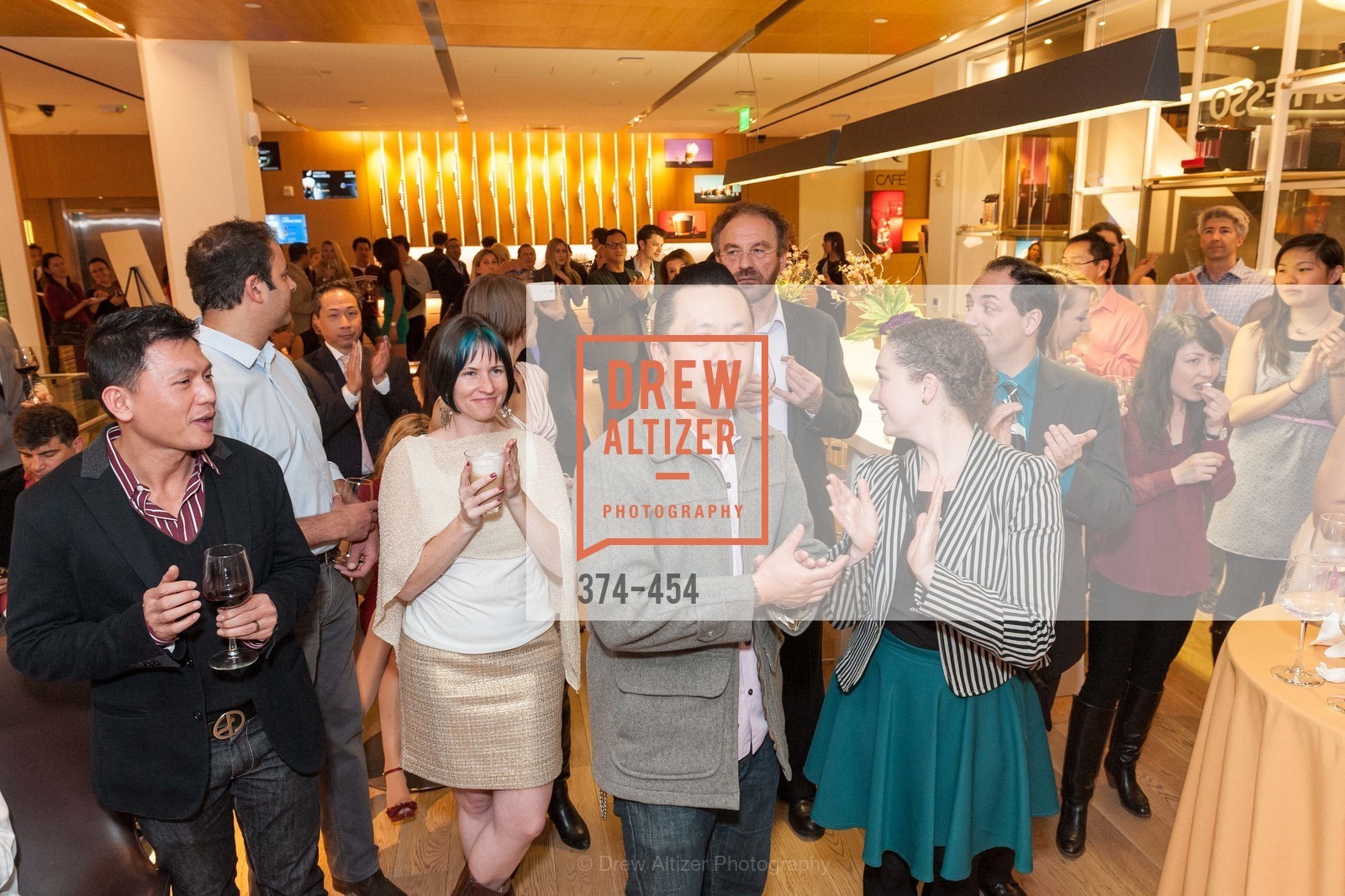 Joanna Winter, Mike Nguyen, Bridget Dixon, 2014 SAN FRANCISCO BALLET ENCORE! Kick-Off Party, US. Nespresso Boutique Bar, 90 Grant Avenue, January 7th, 2014,Drew Altizer, Drew Altizer Photography, full-service agency, private events, San Francisco photographer, photographer california