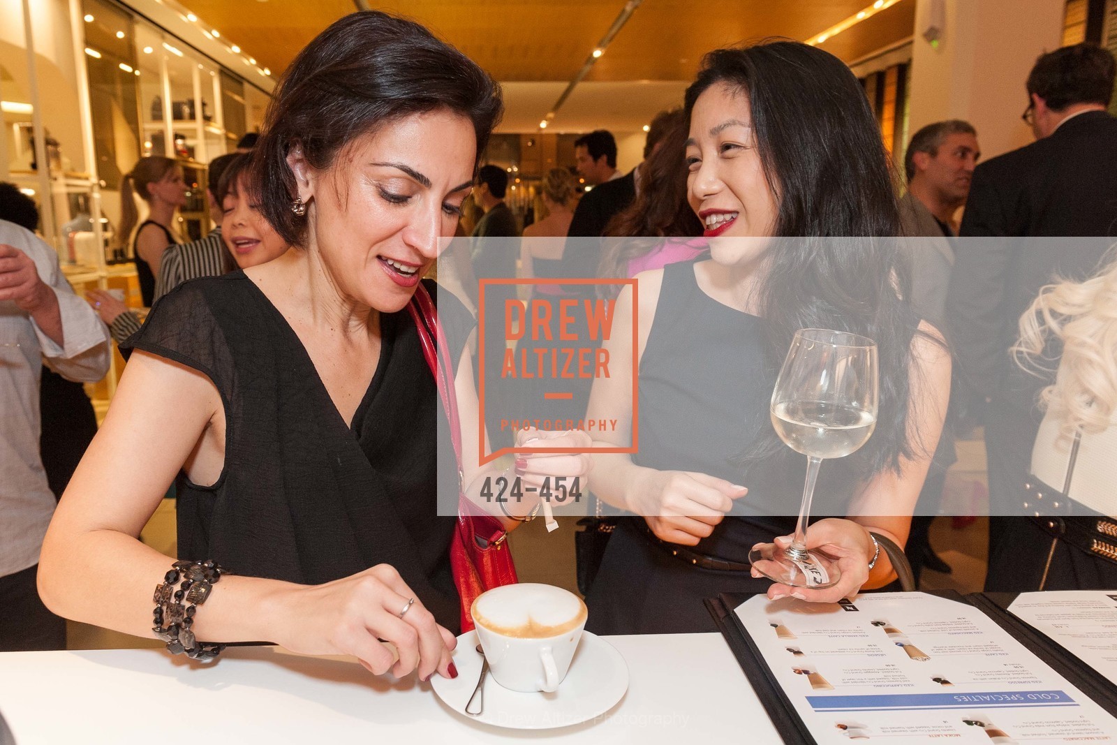 Irina Bragin, Evangeline Chua, 2014 SAN FRANCISCO BALLET ENCORE! Kick-Off Party, US. Nespresso Boutique Bar, 90 Grant Avenue, January 7th, 2014,Drew Altizer, Drew Altizer Photography, full-service agency, private events, San Francisco photographer, photographer california