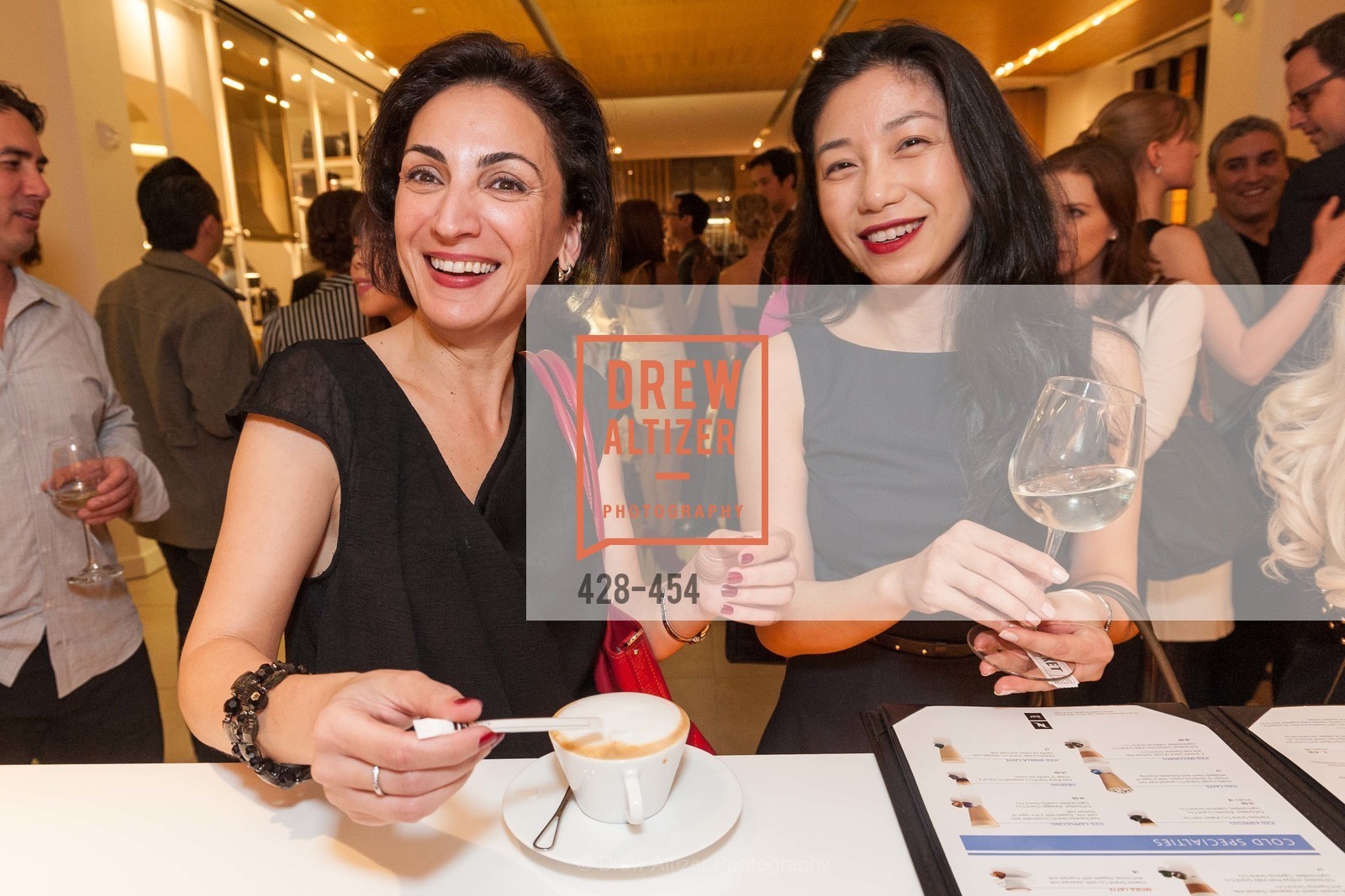 Irina Bragin, Evangeline Chua, 2014 SAN FRANCISCO BALLET ENCORE! Kick-Off Party, US. Nespresso Boutique Bar, 90 Grant Avenue, January 7th, 2014,Drew Altizer, Drew Altizer Photography, full-service agency, private events, San Francisco photographer, photographer california