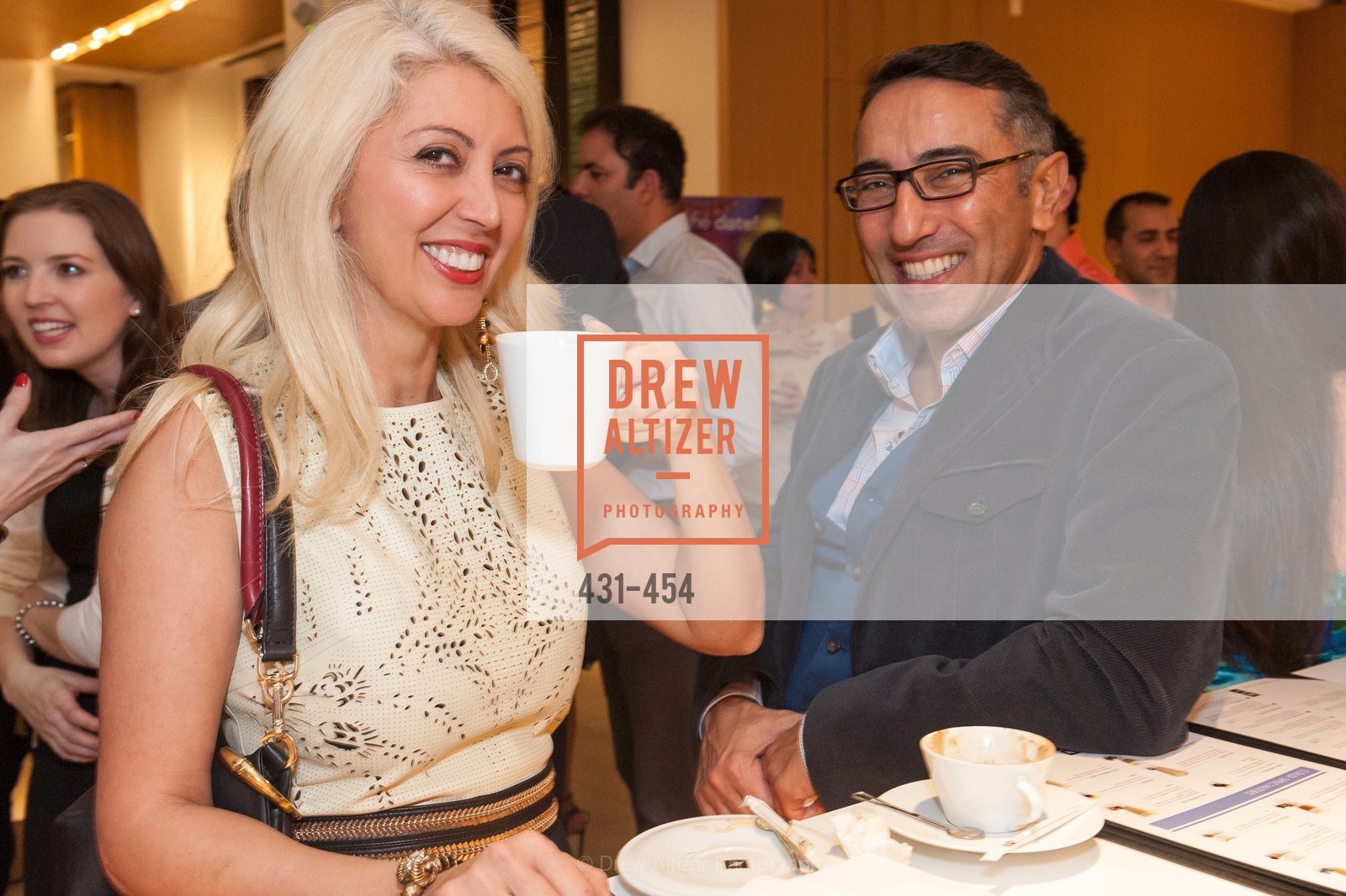 Simone Derayeh, Amir Borna, 2014 SAN FRANCISCO BALLET ENCORE! Kick-Off Party, US. Nespresso Boutique Bar, 90 Grant Avenue, January 7th, 2014,Drew Altizer, Drew Altizer Photography, full-service agency, private events, San Francisco photographer, photographer california