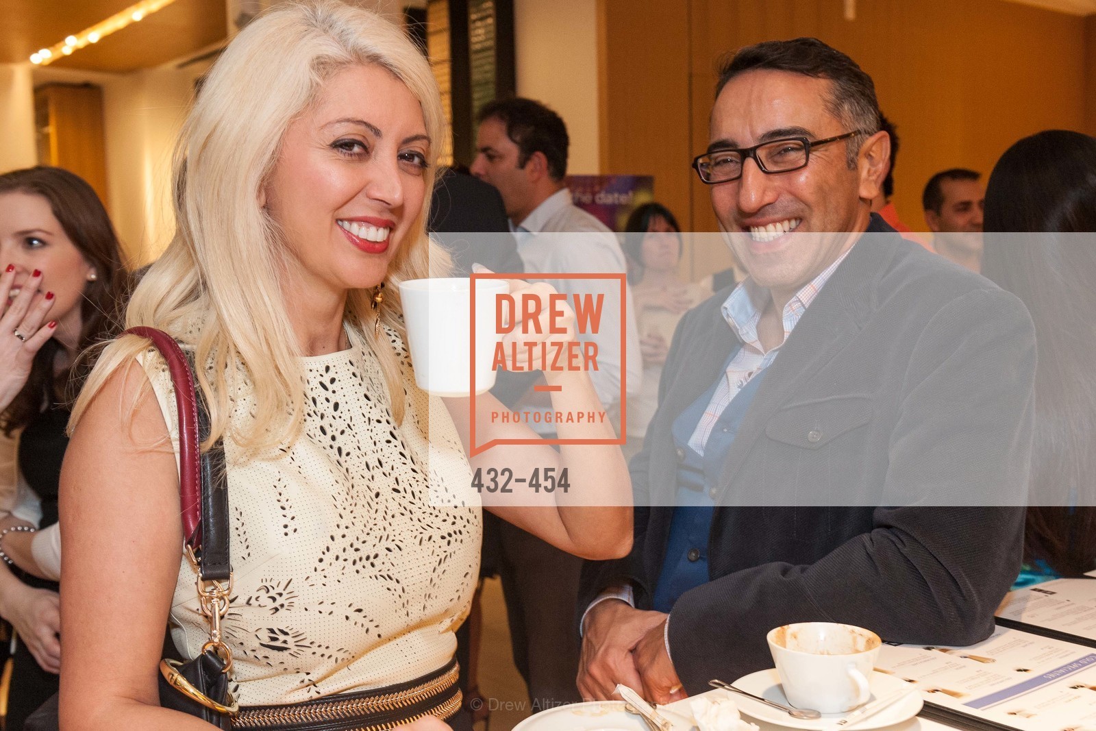 Simone Derayeh, Amir Borna, 2014 SAN FRANCISCO BALLET ENCORE! Kick-Off Party, US. Nespresso Boutique Bar, 90 Grant Avenue, January 7th, 2014,Drew Altizer, Drew Altizer Photography, full-service agency, private events, San Francisco photographer, photographer california