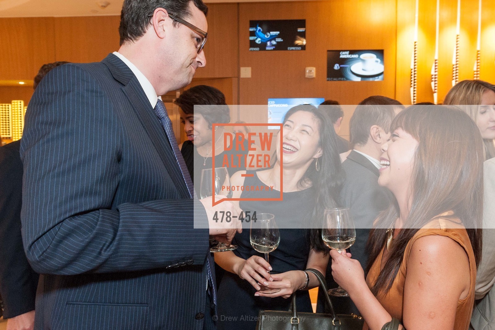 Justin Bank, Evangeline Chua, They Nguyen, 2014 SAN FRANCISCO BALLET ENCORE! Kick-Off Party, US. Nespresso Boutique Bar, 90 Grant Avenue, January 7th, 2014,Drew Altizer, Drew Altizer Photography, full-service agency, private events, San Francisco photographer, photographer california