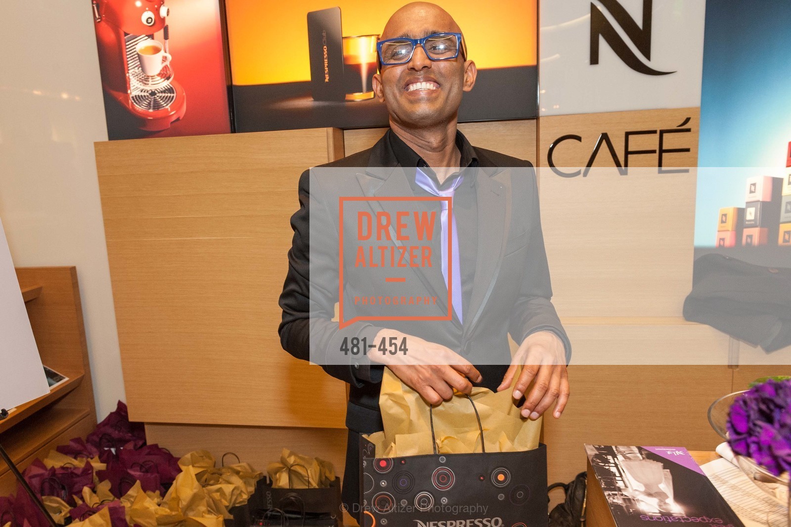 Sunil Sharina, 2014 SAN FRANCISCO BALLET ENCORE! Kick-Off Party, US. Nespresso Boutique Bar, 90 Grant Avenue, January 7th, 2014