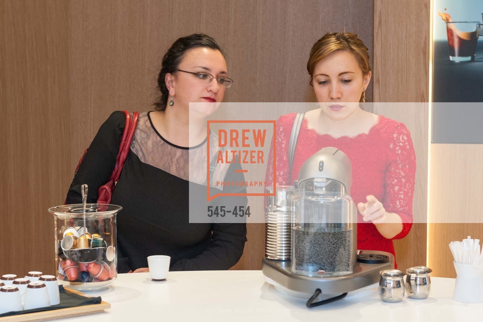 Maria Gertsvolf, Marina Regan, 2014 SAN FRANCISCO BALLET ENCORE! Kick-Off Party, US. Nespresso Boutique Bar, 90 Grant Avenue, January 7th, 2014,Drew Altizer, Drew Altizer Photography, full-service agency, private events, San Francisco photographer, photographer california