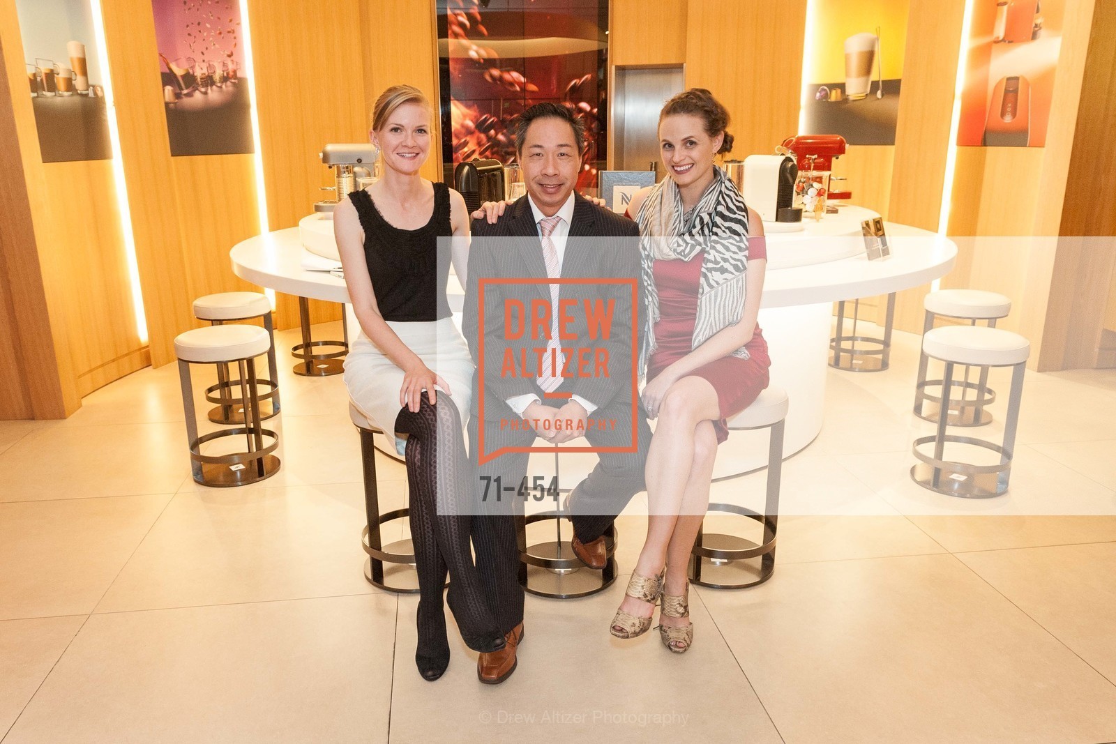 Greer Goings, Wilson Yan, Alyson Blume, 2014 SAN FRANCISCO BALLET ENCORE! Kick-Off Party, US. Nespresso Boutique Bar, 90 Grant Avenue, January 7th, 2014,Drew Altizer, Drew Altizer Photography, full-service agency, private events, San Francisco photographer, photographer california
