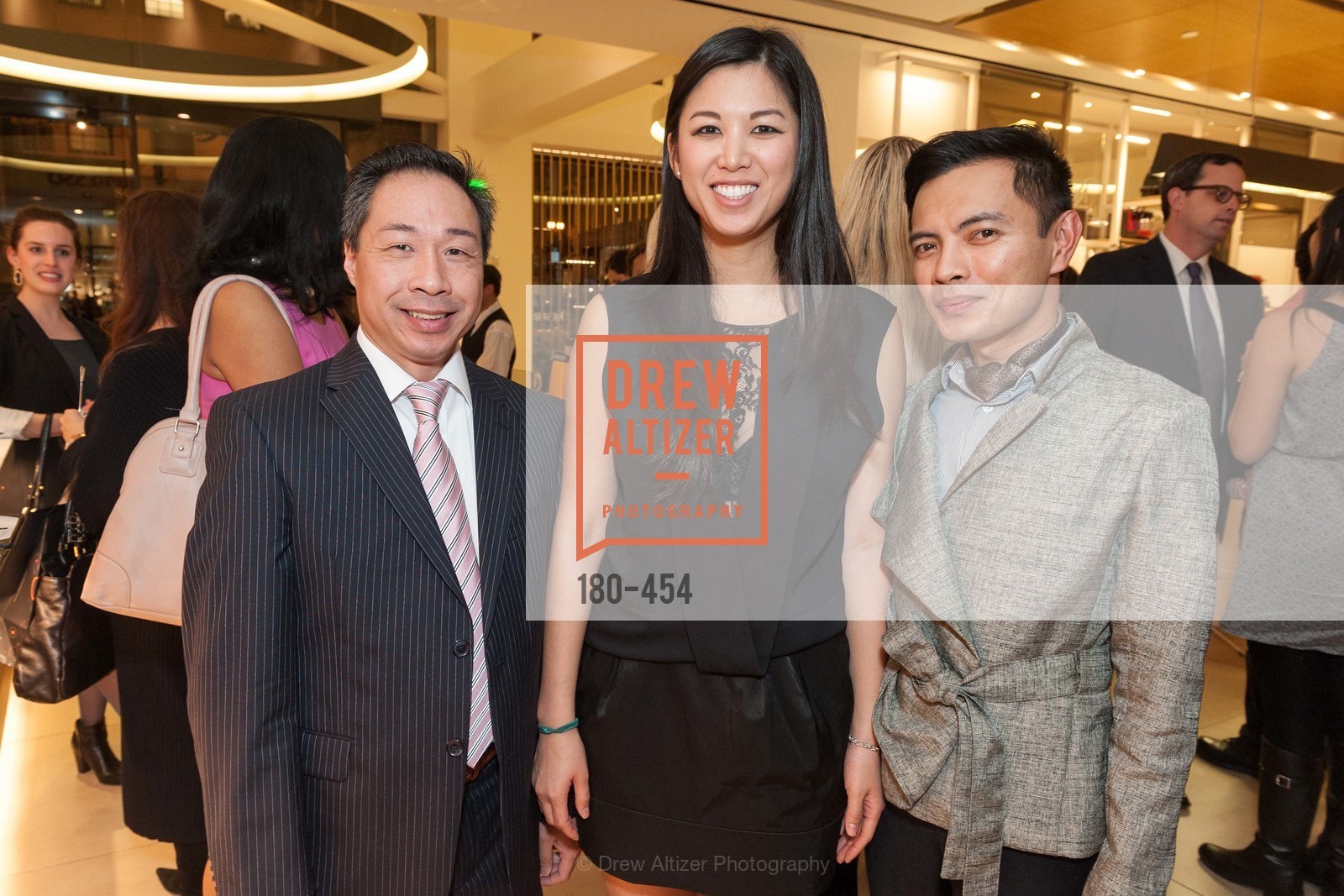 Wilson Yan, Emily Hu, Owen Buenaventura, 2014 SAN FRANCISCO BALLET ENCORE! Kick-Off Party, US. Nespresso Boutique Bar, 90 Grant Avenue, January 7th, 2014,Drew Altizer, Drew Altizer Photography, full-service agency, private events, San Francisco photographer, photographer california