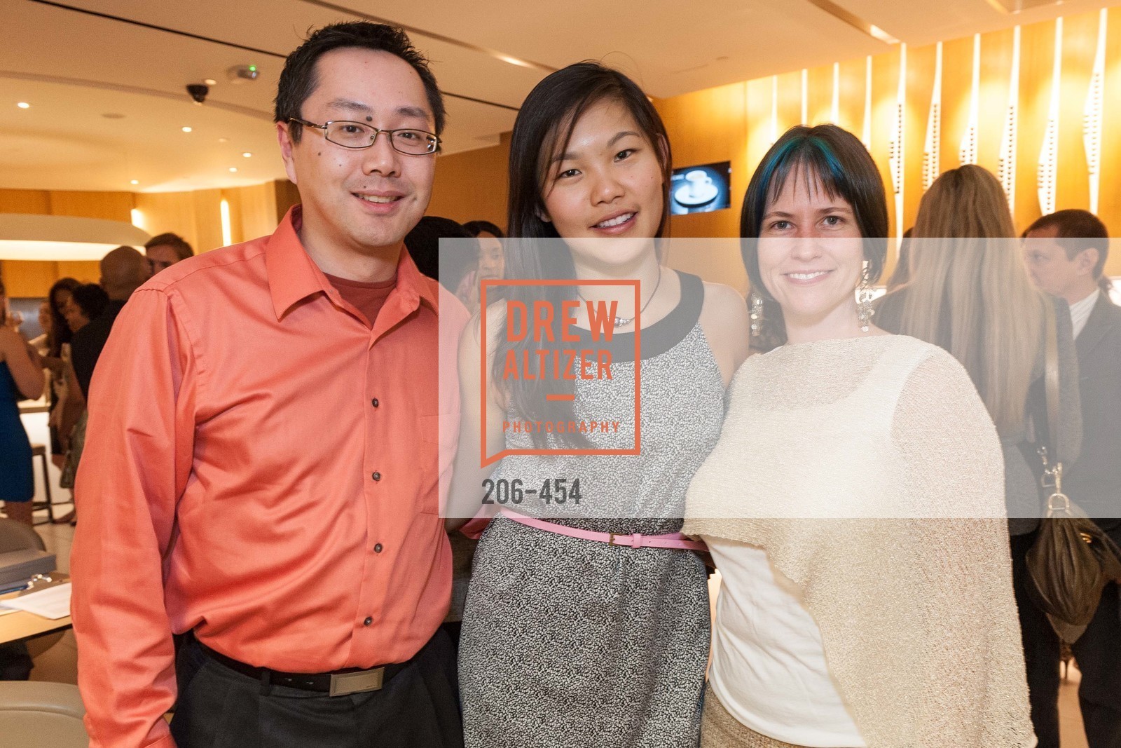 Tony Wong, Sydney Lai, Joanna Winter, 2014 SAN FRANCISCO BALLET ENCORE! Kick-Off Party, US. Nespresso Boutique Bar, 90 Grant Avenue, Photo #206-454 Tony Wong, Sydney Lai, Joanna Winter, Photo #206-454