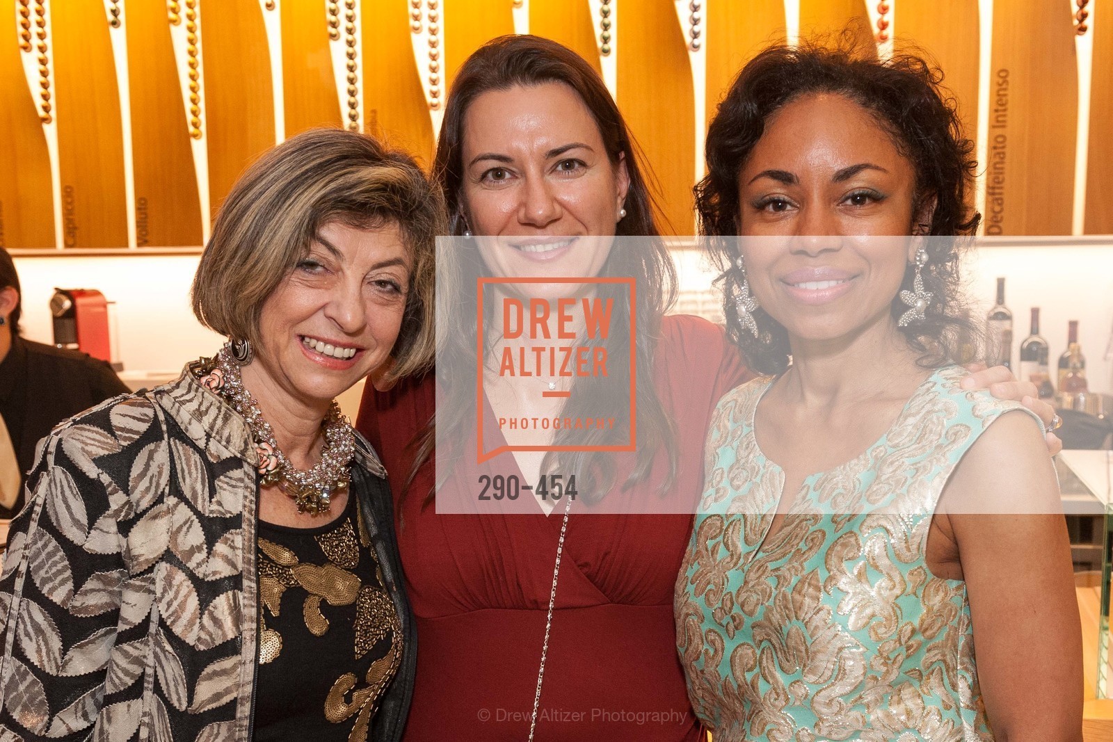 Ludmila Eggleton, Zumra Maner, Tanya Powell, 2014 SAN FRANCISCO BALLET ENCORE! Kick-Off Party, US. Nespresso Boutique Bar, 90 Grant Avenue, January 7th, 2014,Drew Altizer, Drew Altizer Photography, full-service event agency, private events, San Francisco photographer, photographer California