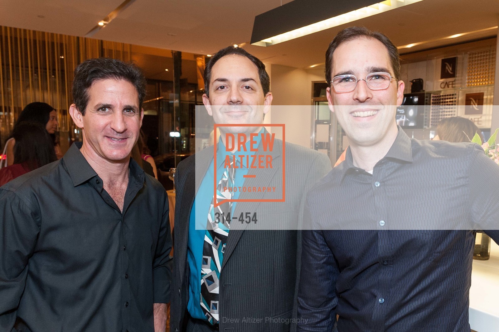 Adam Thaler, Tony Alfidi, PM Wagner, 2014 SAN FRANCISCO BALLET ENCORE! Kick-Off Party, US. Nespresso Boutique Bar, 90 Grant Avenue, January 7th, 2014,Drew Altizer, Drew Altizer Photography, full-service agency, private events, San Francisco photographer, photographer california